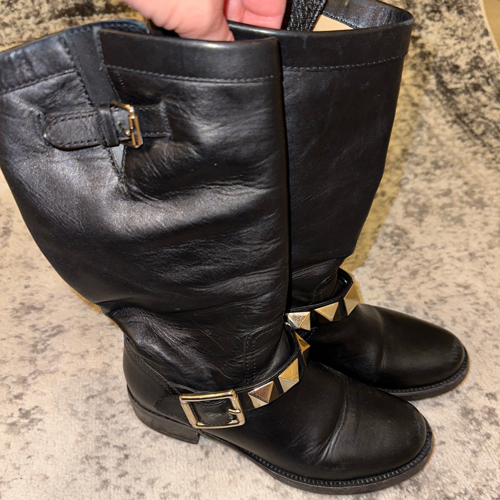 Authentic Valentino Black Boots no box